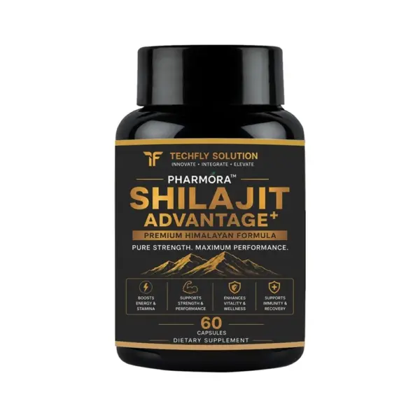 Shilajit Advantage+ | Pure Strength & Maximum Performance | Himalayan Formula | 60 Capsules