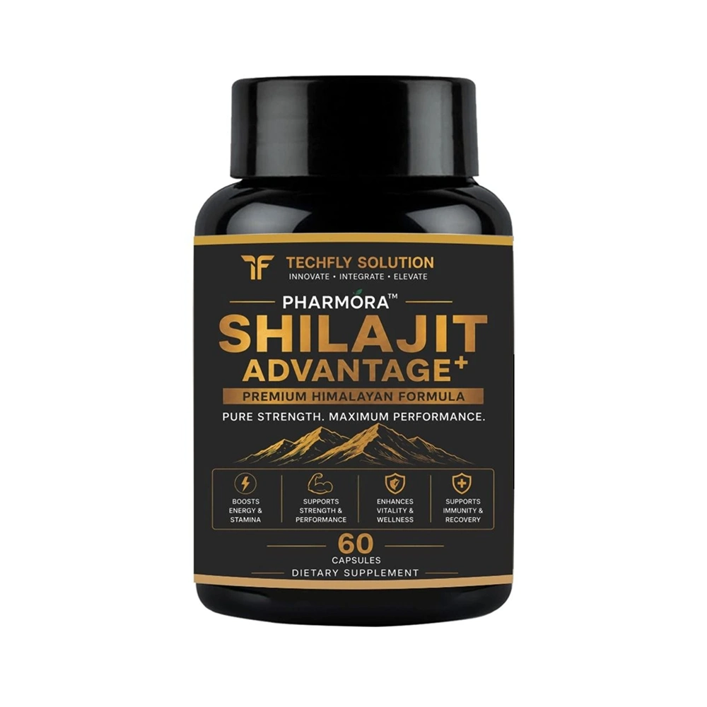 Shilajit Advantage+ _ Pure Strength & Maximum Performance _ Himalayan Formula _ 60 Capsules
